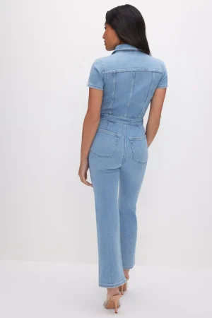 Good American Jumpsuits<PETITE FIT FOR SUCCESS JUMPSUIT Blue274