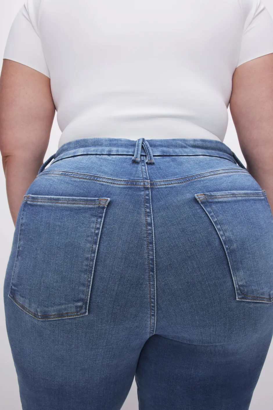 Good American Bootcut & Flare | High-Rise<POWER STRETCH PULL-ON FLARE JEANS Indigo490