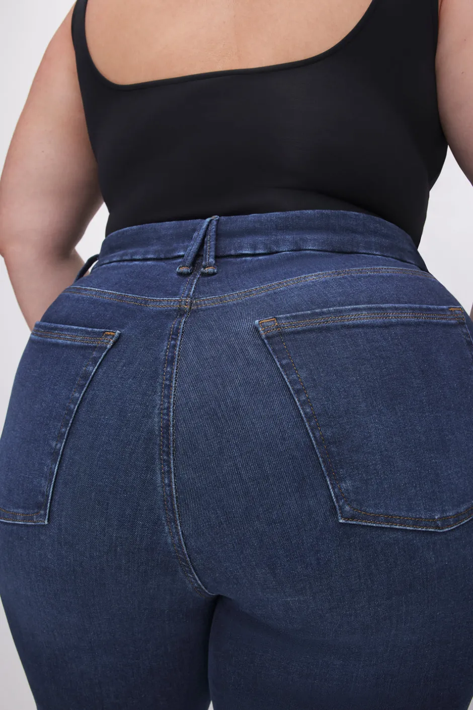 Good American Bootcut & Flare | High-Rise<POWER STRETCH PULL-ON FLARE JEANS Indigo491