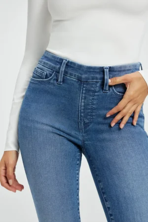 Good American Skinny | Pants<POWER STRETCH PULL-ON SKINNY JEANS Indigo490