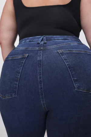 Good American Skinny | High-Rise<POWER STRETCH PULL-ON SKINNY JEANS Indigo491
