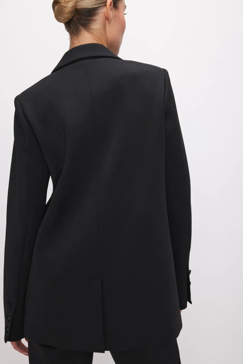 Good American Outerwear | Blazers<SCUBA BLAZER 2.0 Black001