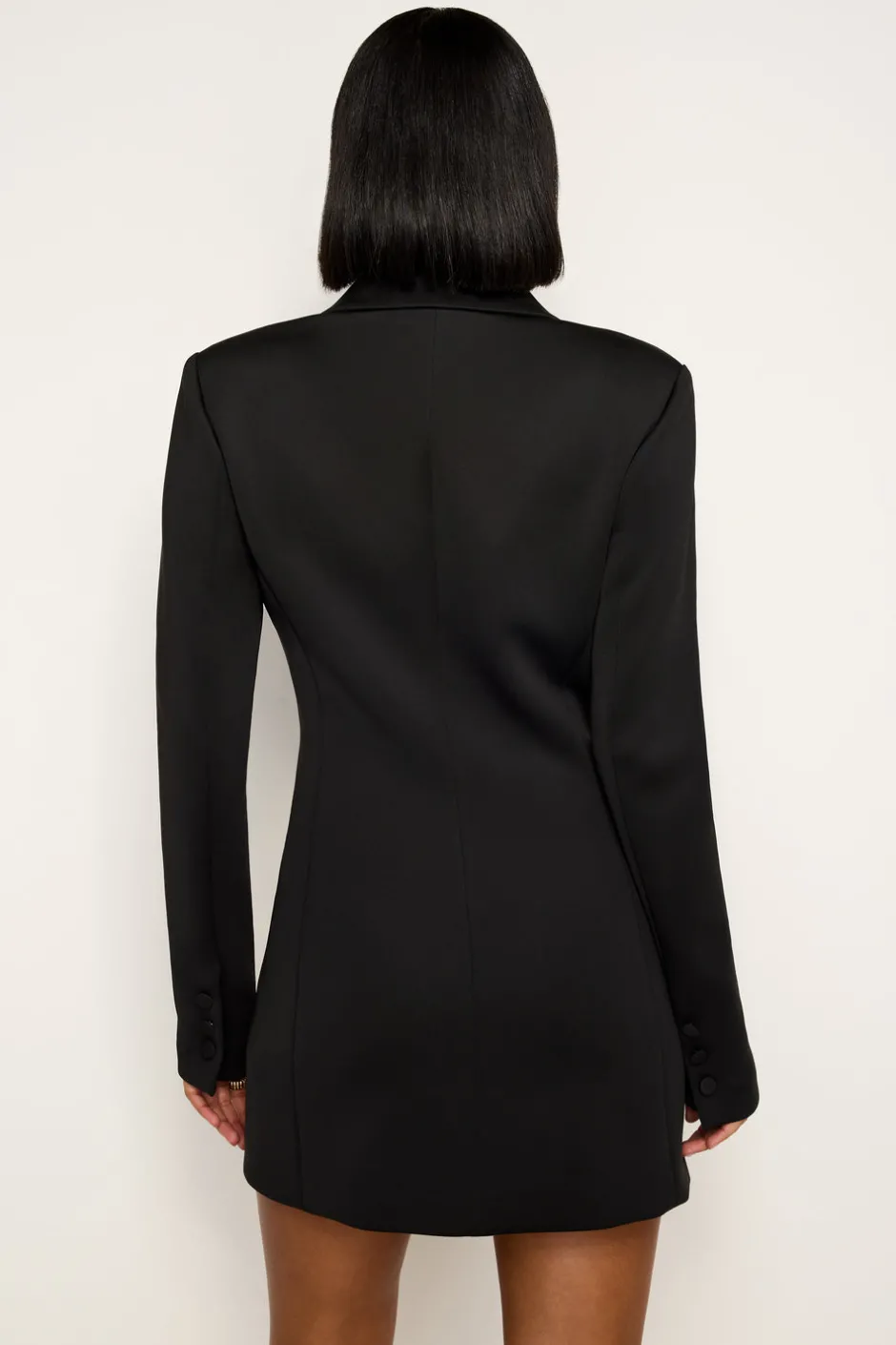 Good American Dresses<SCUBA BLAZER DRESS Black001