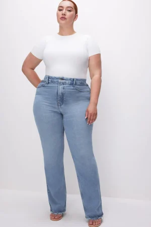 Good American Bodysuits<SCUBA TEE BODYSUIT White001