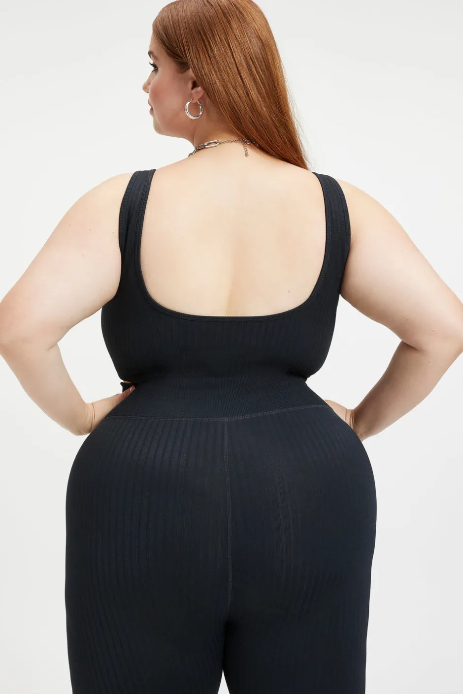 Good American Tops<SHINE RIBBED BRALETTE Black001