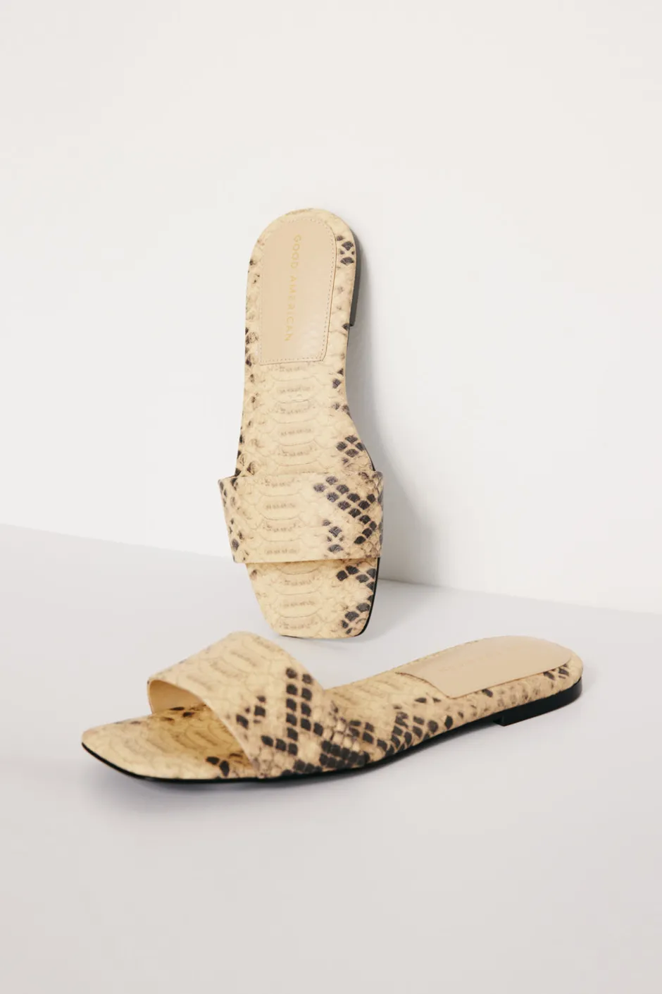 Good American Shoes<SLIDE SANDAL Npsp print