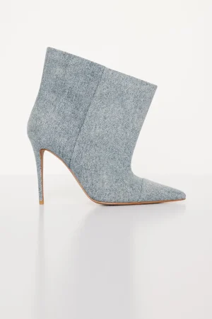 Good American Shoes<SLOUCHY ANKLE BOOT Indigo002