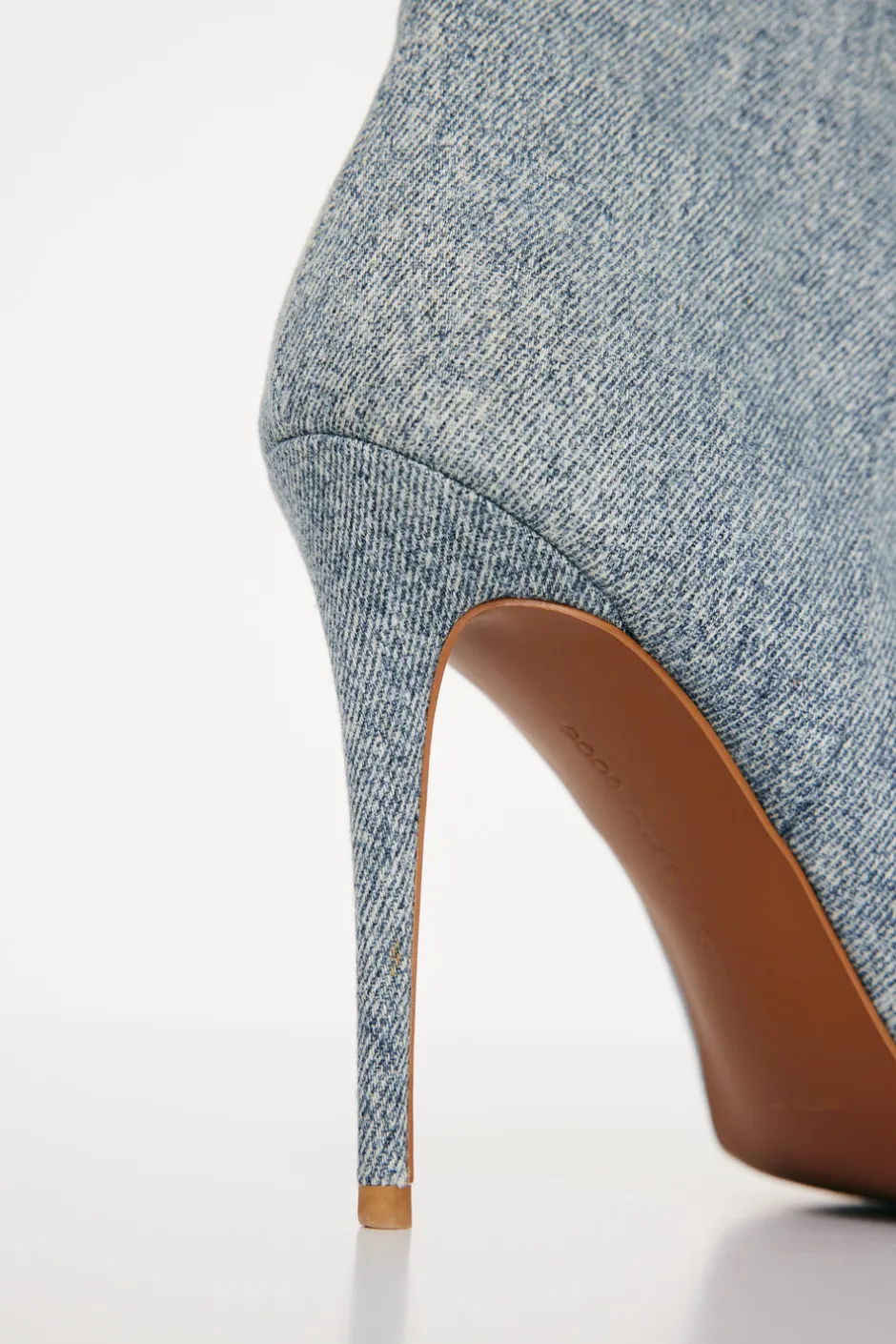 Good American Shoes<SLOUCHY ANKLE BOOT Indigo002