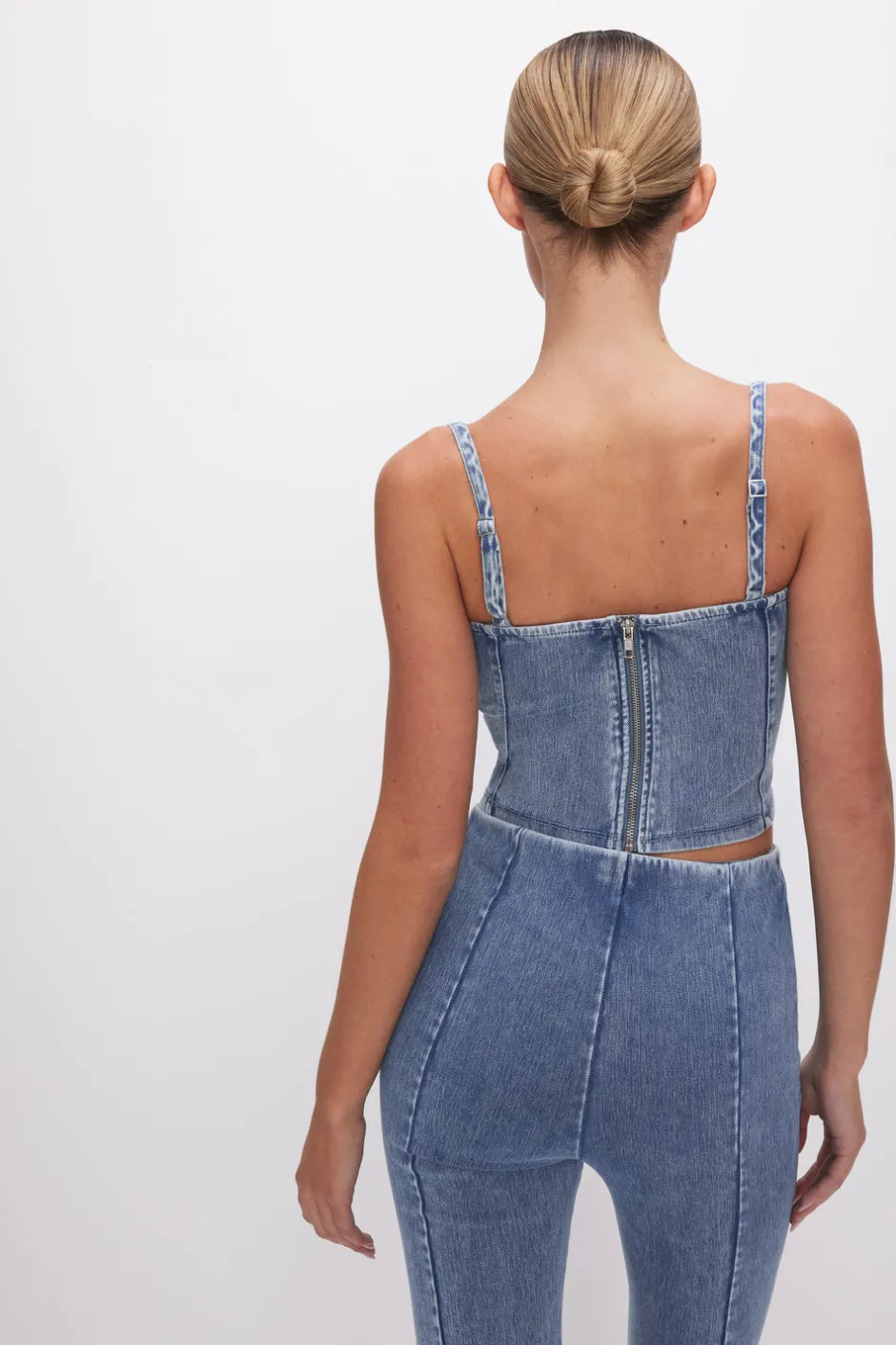Good American Tops<SOFT SCULPT BUSTIER Indigo595