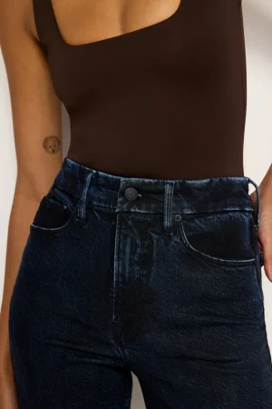 Good American Straight<SOFT-TECH GOOD BOY STRAIGHT JEANS Indigo544