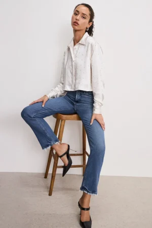 Good American Straight | High-Rise<SOFT-TECH GOOD CURVE STRAIGHT JEANS Indigo737