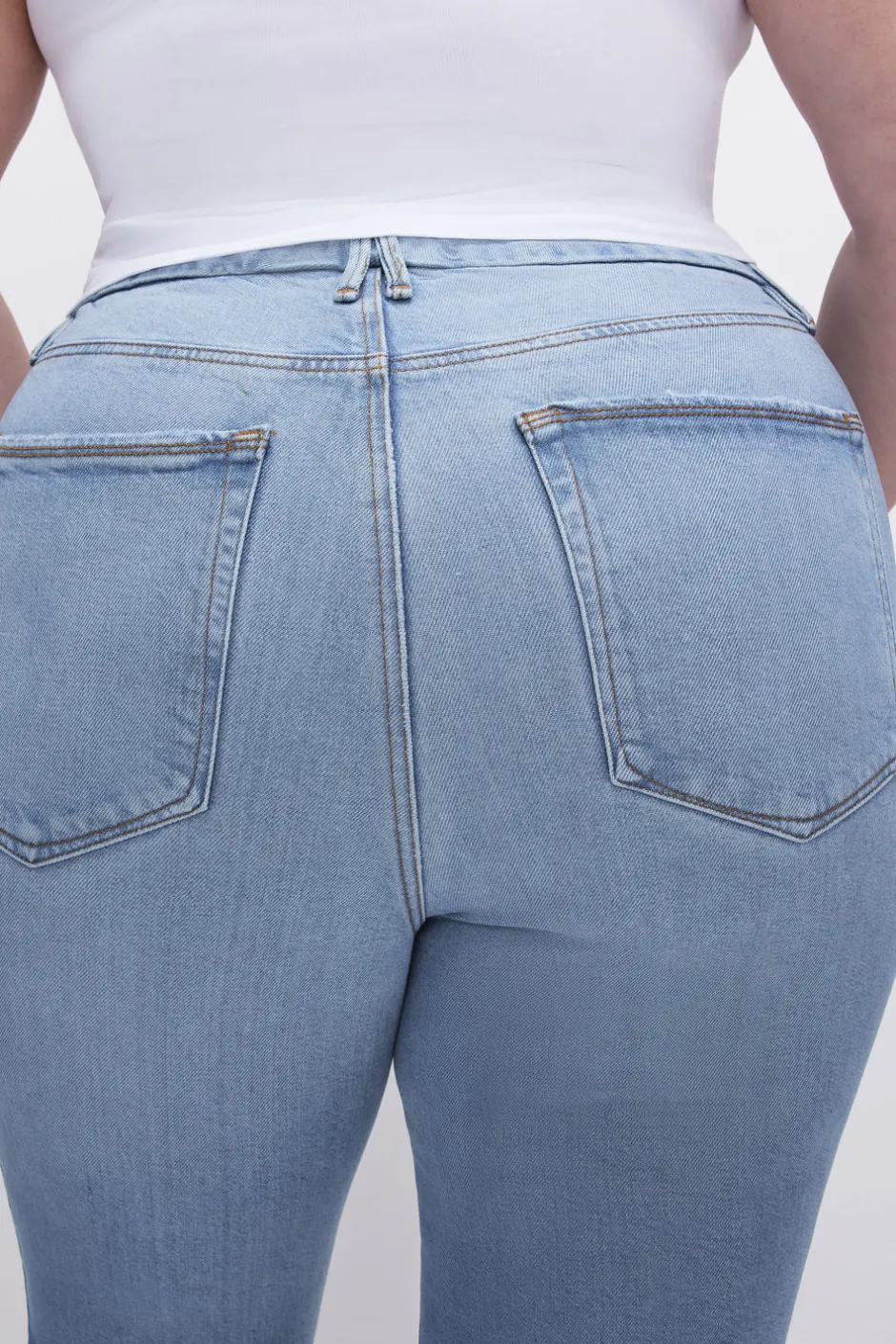 Good American Bootcut & Flare | Mid-Rise<SOFT-TECH GOOD LEGS CROPPED MINI BOOT JEANS Indigo510