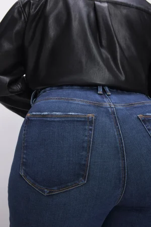 Good American Straight | Mid-Rise<SOFT-TECH GOOD LEGS STRAIGHT JEANS Indigo511