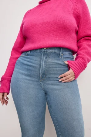 Good American Straight | Mid-Rise<SOFT-TECH GOOD LEGS STRAIGHT JEANS Indigo746