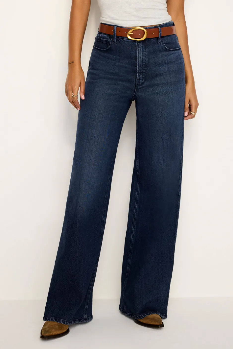 Good American Relaxed | Wide Leg<SOFT-TECH GOOD SKATE WIDE JEANS Indigo516