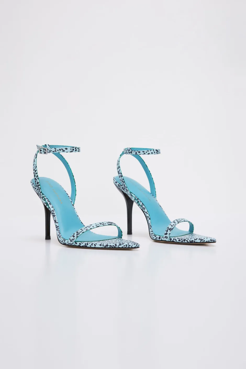 Good American Shoes<STRAPPY HEELS Black003