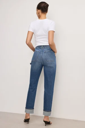 Good American High-Rise<THE WEEKENDER CARPENTER JEANS Indigo747