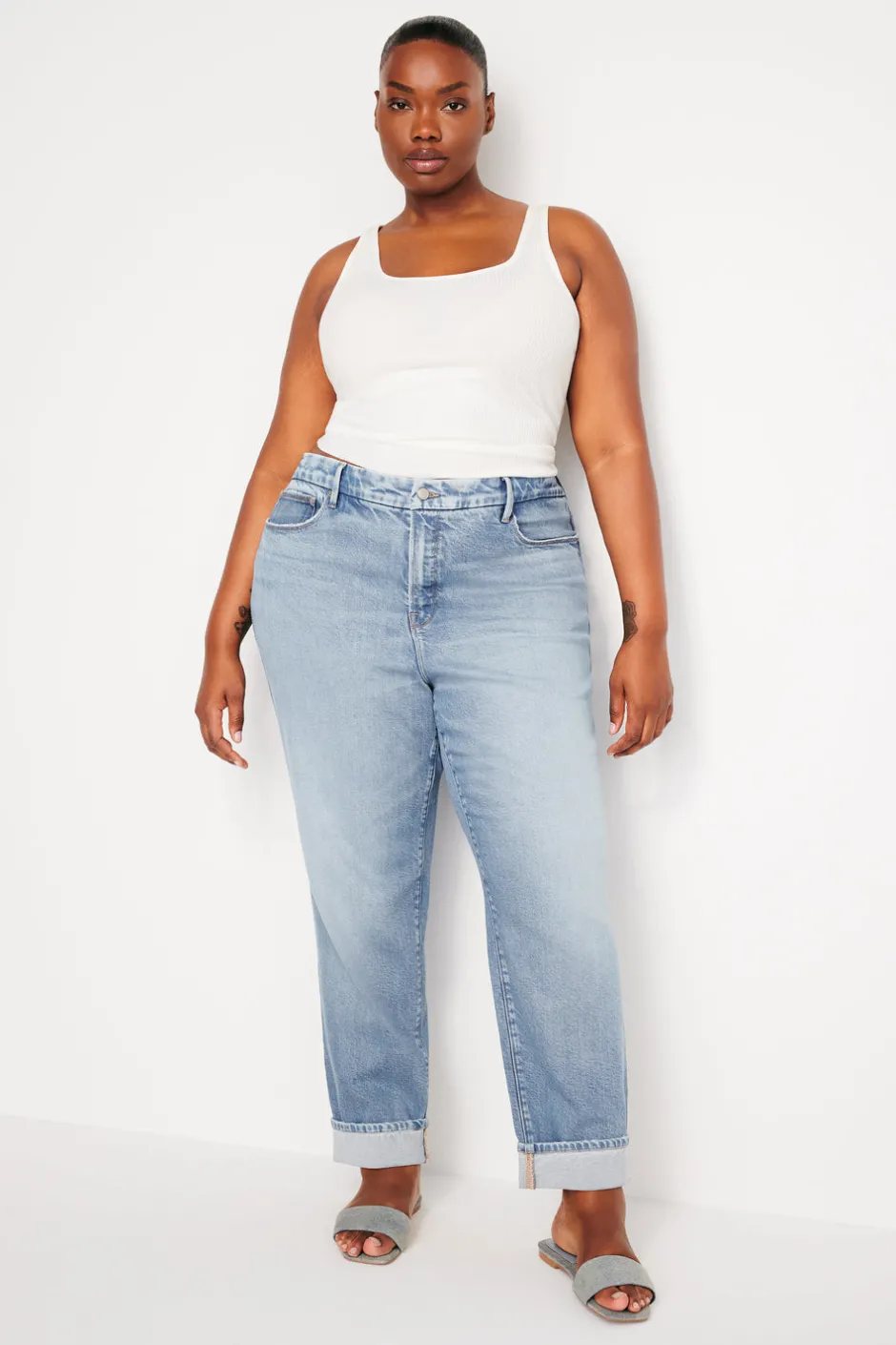 Good American Straight<THE WEEKENDER JEANS Indigo510