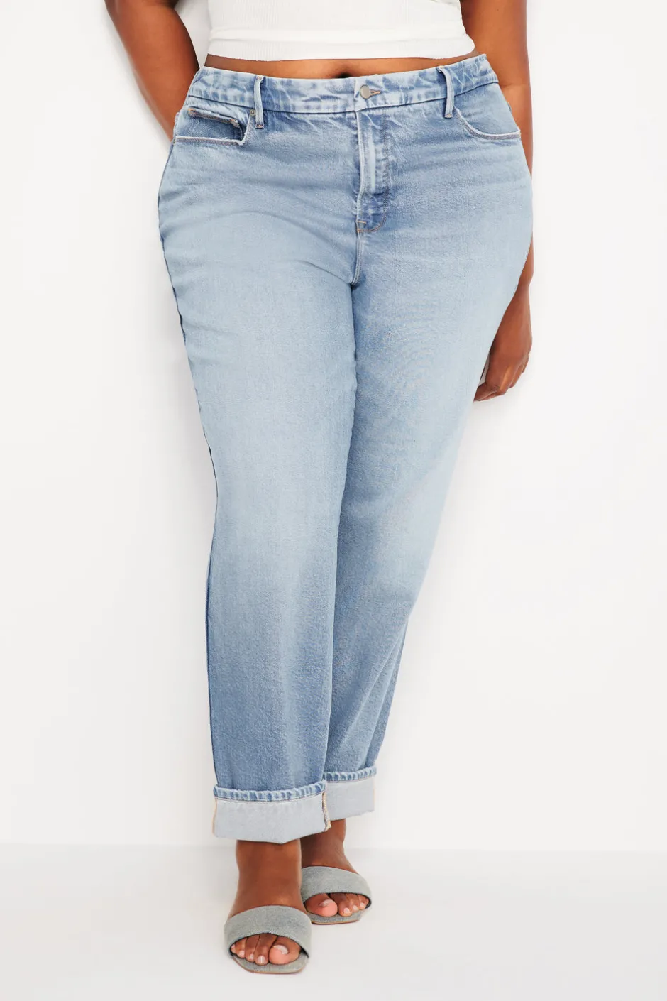 Good American Straight<THE WEEKENDER JEANS Indigo510
