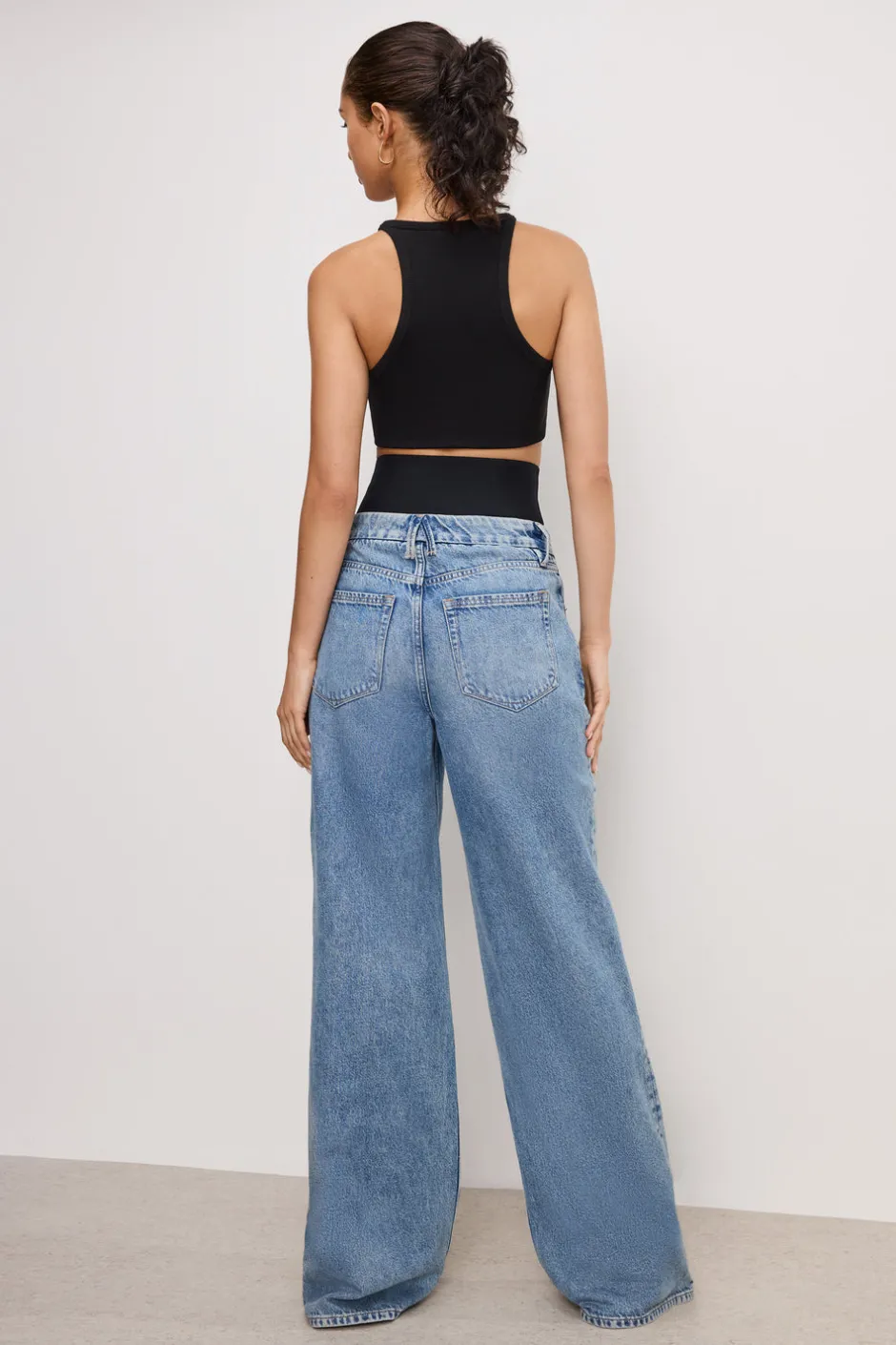 Good American Relaxed | Wide Leg<WIDE LEG SOLUTION JEANS Indigo739