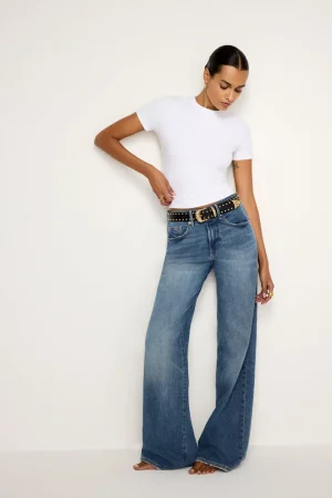 Good American Belts<WIDE STUDDED WESTERN BELT Black001
